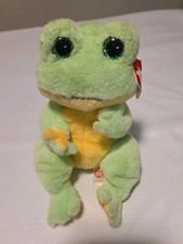 Ty Beanie Baby Bellies - SNAPPER the Green Frog (6 inch) Stuffed Plush Toy