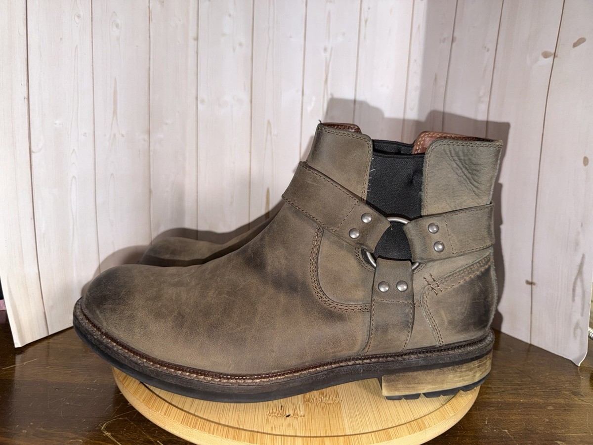 J&M Johnston & Murphy Brown Leather Buckle Side Chelsea Ankle Boots Size 9.5 Johnston & Murphy Upton Chelsea Boot - Hewlett & Dunn main image 4