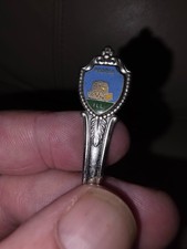 Vintage Mid Century CAT Caterpillar Peoria Central Illinois Souvenir Spoon