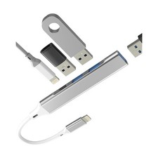 for Apple Lightning to USB 3 Camera Adapter for IPhone 14 Card Reader 4in1 Cable
