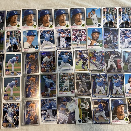 Lotto 250+ carte da baseball KC Kansas City Royals MLB Topps Bowman Panini RC Stars - Foto 8 di 21