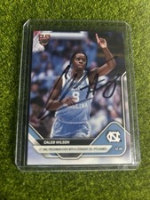 2025 Topps Bowman Now U Caleb Wilson ON CARD AUTO | VERY RARE | UNC TAR HEELS