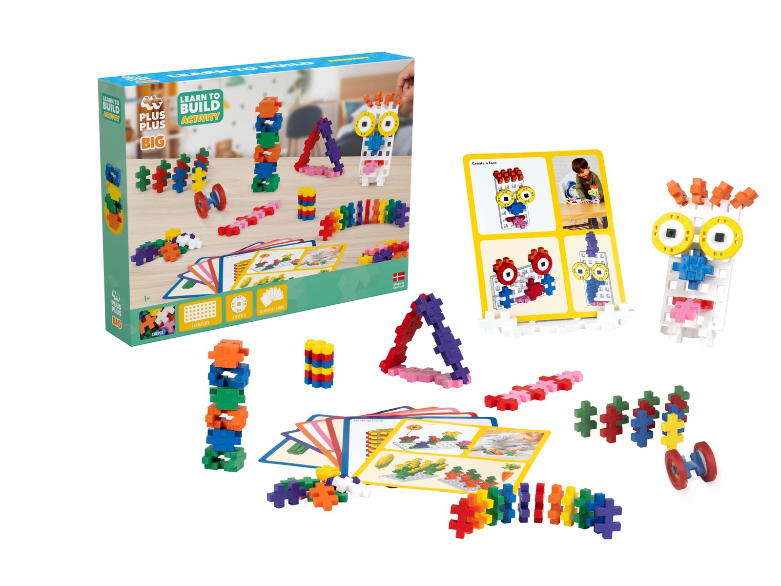 Plus-Plus BIG - Learn to Build Activity 3448 Building Blocks Multicolour 130 P 12990₽