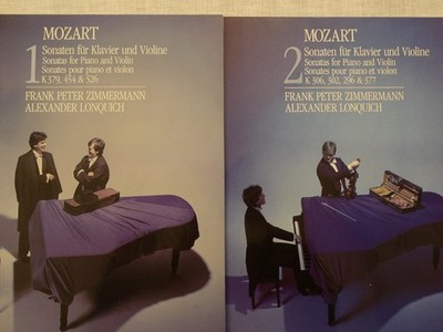 Mozart Violinsonaten 2 LP Frank Peter Zimmermann