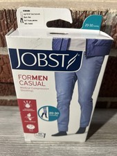 Jobst Medical Compression Stockings 113120 Knee Black Socks 20-30 mmHg Large