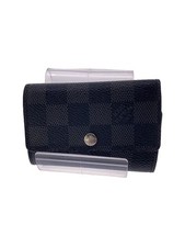 LOUIS VUITTON Multicle 6 Damier Graphite Black PVC Black Gingham CK Men's