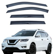 Window Visors for 2014-2020 Nissan Rogue, Outside Mount Tape-On Rain Guards, ...