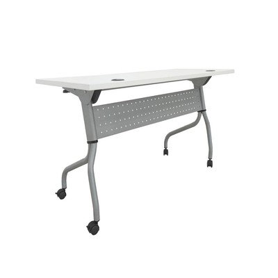 Lorell White Laminate Flip Top Training Table (llr-60745) (llr60745)