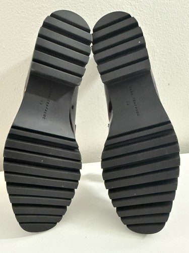 Zara Trafaluc Damen Plateau Halbschuhe Größe 39 EU 8,5 US Burgund Trafaluc glänzend - Bild 11 von 11