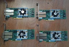 Lot of 4 Qlogic QLE2672 16Gbps 16GB 2-port FC HBA Network Adapter w/ 2x SFP 