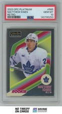 2023-24 O-Pee-Chee Platinum Retro Rookie Matthew Knies PSA 10 #R-85 Toronto