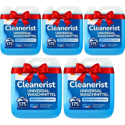 5x5 Liter Premium Flüssigwaschmittel Universal Color Wachpulver Waschgel Caps