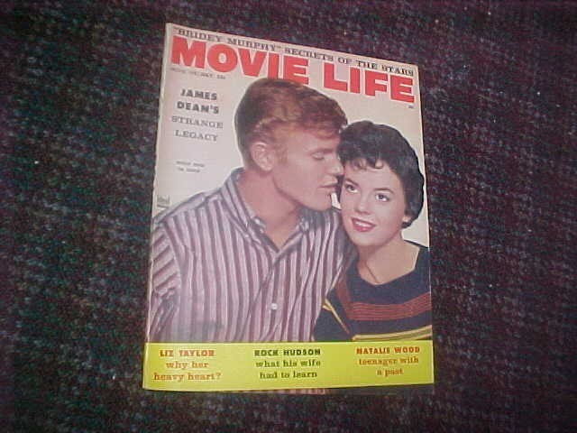 MOVIE LIFE 1956 Sal Mineo Elizabeth Taylor Charlton Heston Kim Novak