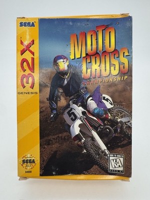 MotoCross Championship (Sega Genesis 32X, 1995) CIB Complete