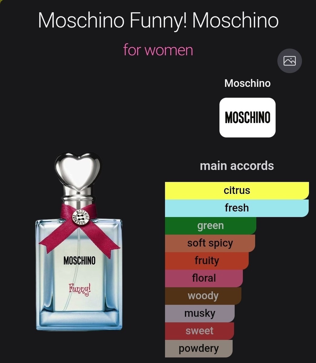 Moschino Funny! Eau de Toilette Spray 1.7 fl oz Citrus Fresh Green