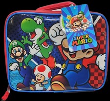 NWT Bioworld Super Mario Lunch Bag Box Nintendo