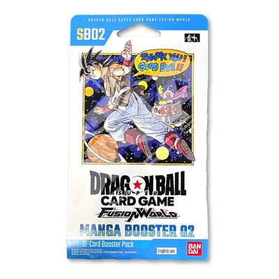 Dragon Ball Super Card Game Fusion World Manga Booster SB02 Sleeved Pack sealed