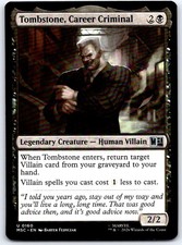 Tombstone, Career Criminal (0160) 160 Commander: Marvel Super Heroes MTG NM/M