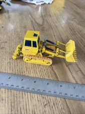 Vintage NZG Caterpillar 955 Dozer 1:50 Scale Diecast West Germany With Rake