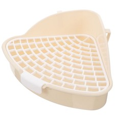 Triangle Shaped Pet Litter Tray Plastic Pan for Hamster Small Animals