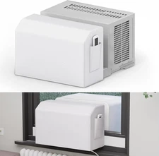 Indoor Air Conditioner Cover for U Shaped Window AC Units Universal fit for