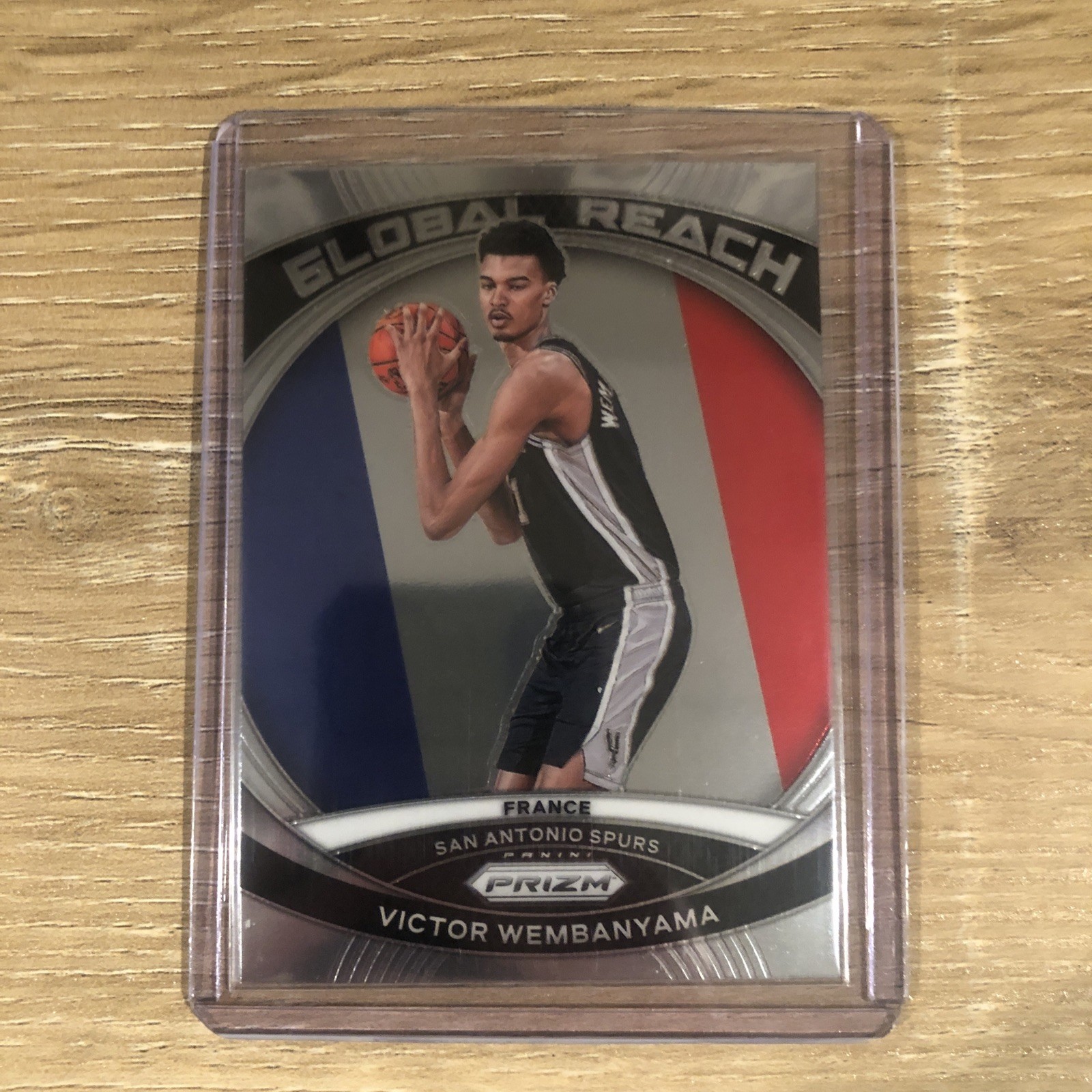 2023-24 Panini Prizm • GLOBAL REACH #2 • ROOKIE CARD • VICTOR WEMBANYAMA