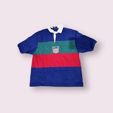 Polo Ralph Lauren P Wing Snowbeach Vtg Rare 1992 Stadium USA Shirt Size M