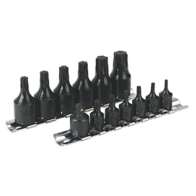 #ad Sealey AK5584 Impact TRX Star Socket Bit Set 13pc 1 4quot; amp; 3 8quot;Sq Drive GBP 16.79