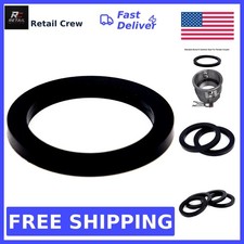 Quafwia 2" Camlock Fitting Gasket 10-Pack - Cam Lock Hose Seal for Female C...