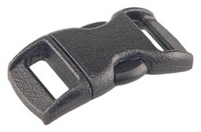 50 - 3/8 Inch Kitty Klip Contoured National Molding Plastic Buckles