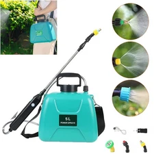 5L Rechargeable Electric Garden Plant Sprayer Battery Powered Pump Sprayer US