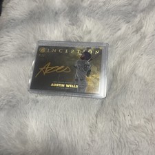 2021 Bowman Inception Silver Signings Austin Wells #ISS-AW/25 Auto
