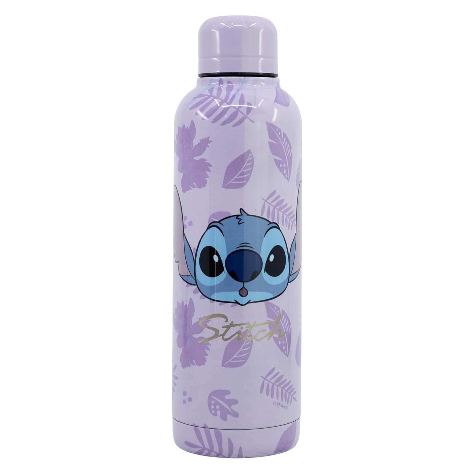 Gourde Stitch 515ml isotherme contre l'eau chaude en été flacon violet