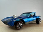 Vintage 1967 Hot Wheels Python Redline Blue Color 1/64 Scale Diecast
