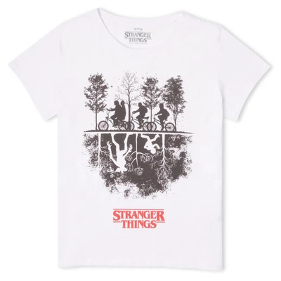 ZAVVI Stranger Things Upside Down Women's T-Shirt - White