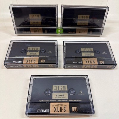 Maxell XLII-S 100 Blank Cassette Tape XLII-S 100