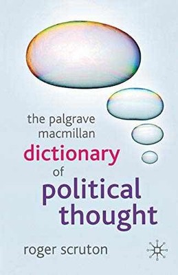 The Palgrave Macmillan Dictionary of - Paperback, by Scruton Roger - Very Good