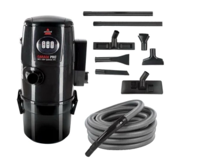 Bissell Garage Pro Wet/Dry Vacuum - Complete Set with Mount & All Attachments