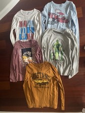 Lot Of 5 Gap Kids Long Sleeve T-shirts Sz L