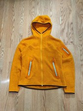 Arc  teryx Polartex Gorpcore Fleece Zip Up Jacket Women's Medium Orange Vintage