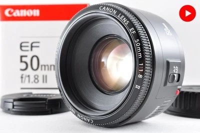 [N Mint] Objectif standard Canon EF 50mm F/1.8 II monture EF #9595 - Photo 1/4