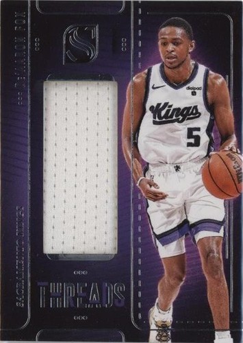 2024-25 Panini Prizm Basketball De'Aaron Fox Silver #58 Sacramento