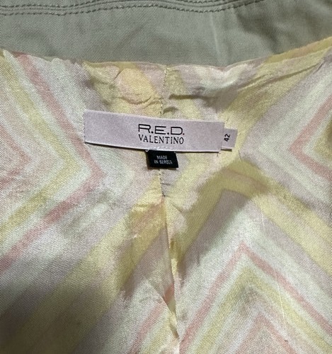 R.E.D. Cinturón gabardina Valentino y cintura plisada talla M - Imagen 4 de 5