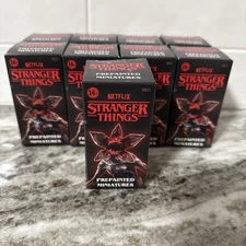 Stranger Things Prepainted Miniatures Sealed Blind Box New 2025 Set of 9