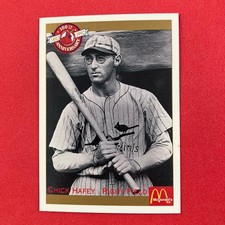 Chick Hafey 1992 McDonald's St. Louis Cardinals 100th Anniversary Card #11