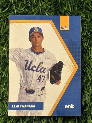 2026 ONIT UCLA Baseball Base #B-10 Elai Iwanaga