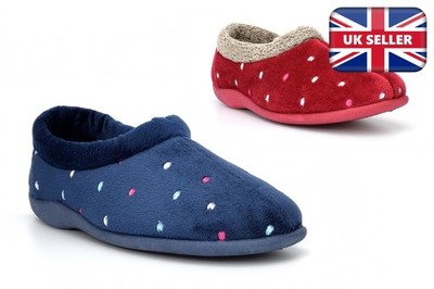 Damen Memory Foam Hausschuhe Damenpantoffeln Gummisohle Teppich Slipper Pantoffeln