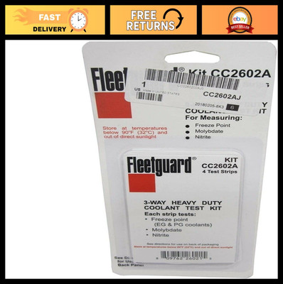 Coolant Analysis Test Kit for Engine Performance & Maintenance - Easy to Use