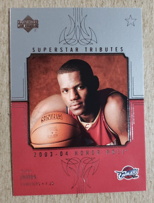 2003-04 Upper Deck Superstar Tributes LeBron James RC #ST3 Cleveland Cavaliers