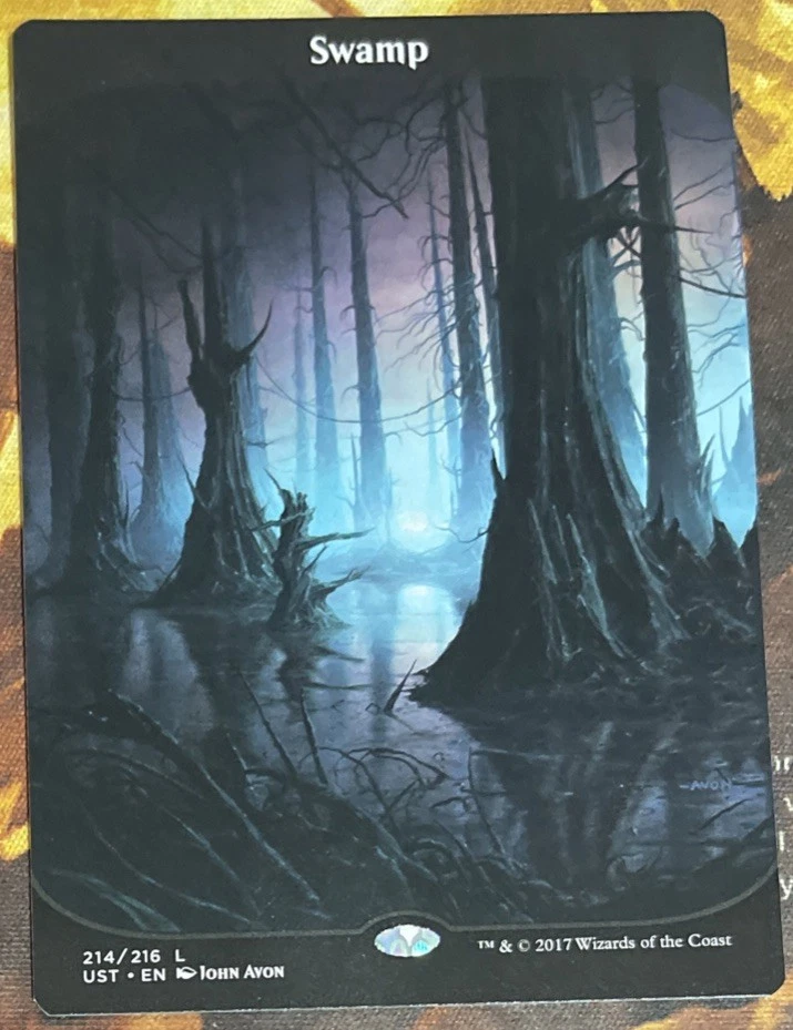 Land Magic: The Gathering Unstable Full Art Individual Trading